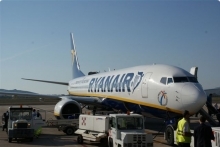 letadlo společnosti Ryanair
