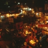 [Náměstí  Old Delhi v noci]