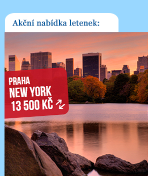 Zpáteční letenka z Prahy do New Yorku od 13 500 Kč