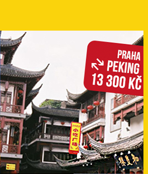 Zpáteční letenka Praha - Peking od 13 300 Kč
