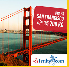 levné letenky Praha - San Francisco